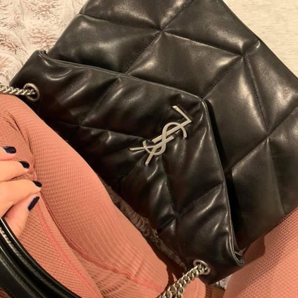 YSL Saint Laurent Medium Loulou Puffer Leather Shoulder crossbody Bag - Picture 1 of 11